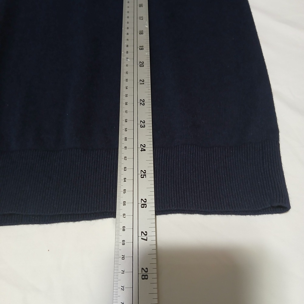 Boden Navy‎ Blue Bell Sleeve Sweater with Contrast Trim Women's US 14 - Picture 5 of 9